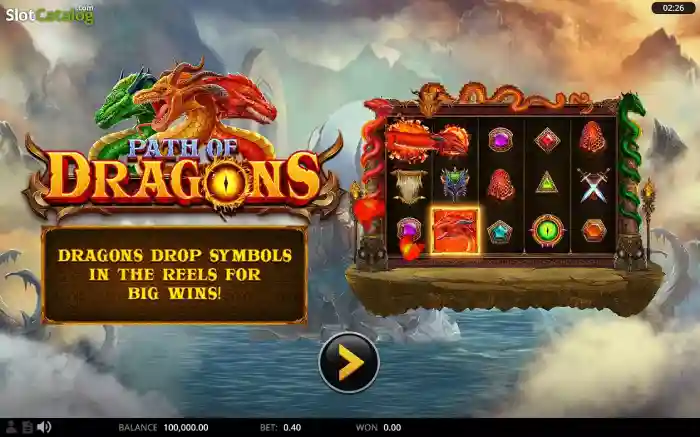 Game Path of Dragons memiliki nilai jackpot sangat besar.